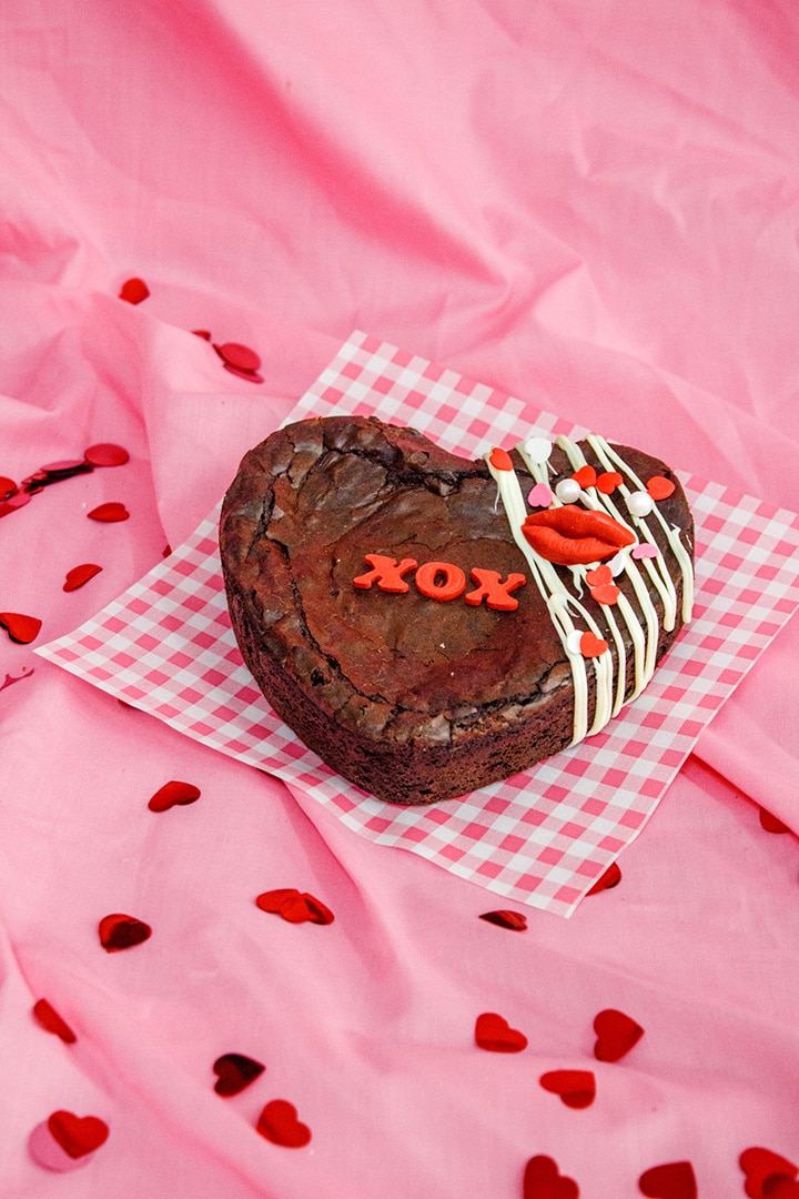 Chocolate Brownie Heart