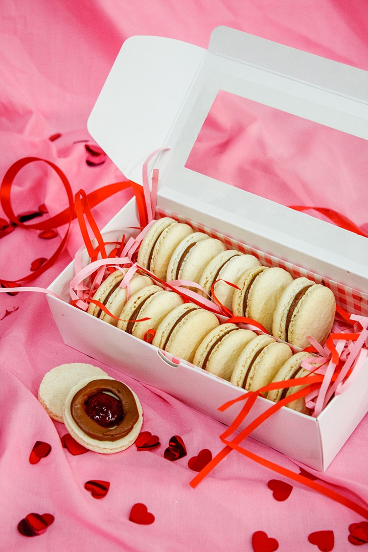 Valentines Macaron Box