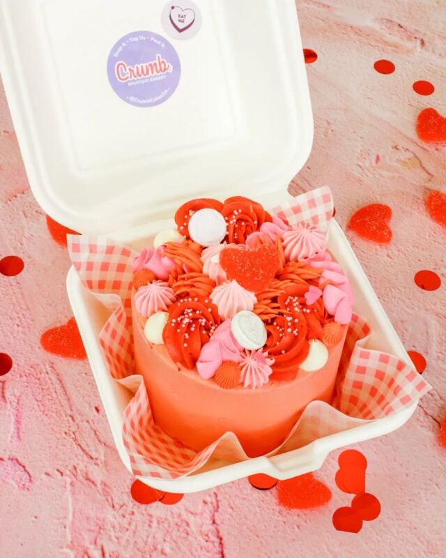 Valentine's Day! ...Dont forget to order your Valentine's Day spoils! ❤️We've got mini cake and cupcake options available - it's the perfect way to treat your Valentine (or yourself for a bit of self loving!) ...Order from our online store and collect from our studio in Woodstock. Vegan option available too 🫶...#valentinesday❤️ #valentinesday #bemyvalentine #minicakes #minicake #bentocake #love #crumb #crumbboutiquebakery #crumbcakes #cakeme