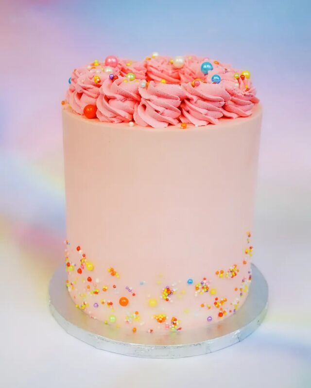 SPRINKLE PARTY 2.0...We've added a new version of our ever popular Sprinkle Party cake design to our online store - it's version 2.0! ...This adorable cake is covered in vanilla bean buttercream and is topped with swirls of buttercream with lots of fun sprinkles. This cake is perfect for so many different types of celebrations and can easily be customised with a cute topper from our friends at @loveandsparklesza...Head to our online store to order this cake for your next celebration 🎉 ...#celebrationcake #celebrationcakes #birthdaycake #sprinklecake #sprinkles #crumb #crumbcakes #crumbcakessa #birthdaycakes #sprinklescake