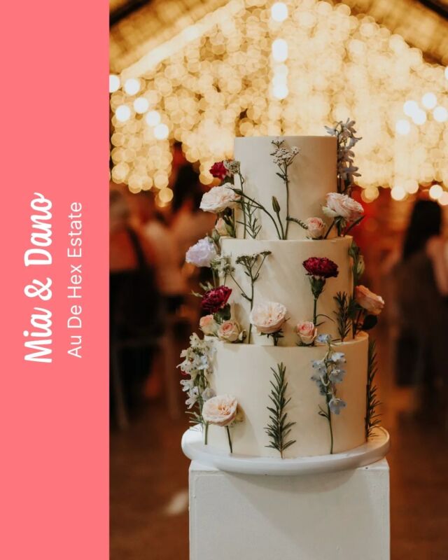 Mia & Dano
...
Im so excited to share these gorgeous photos by @cathe_photography of Mia & Dano's garden inspired wedding cake at @audehexestate
...
Mia & Dano wanted a cake inspired by a lush summer garden. Mia entrusted us with her vision from the get go and let us create something really unique when it comes to the flower arrangement on this cake. We combined gorgeous fresh flowers from @prettyinstains & @groen.igheid with fresh herbs from the gardens at the venue and created this masterpiece which I will say has turned out to be one of my FAVOURITE cakes of the season
...
The couple chose our Lita design, all in our Very Vanilla flavour with raspberry preserve. This flavour is truly a chef's kiss! 😘
...
#weddingcakes #weddingcake #cakes #cakeme #crumbcakes #crumbcakessa #wedding #weddinginspiration #weddingideas #thewed #weddingdecor