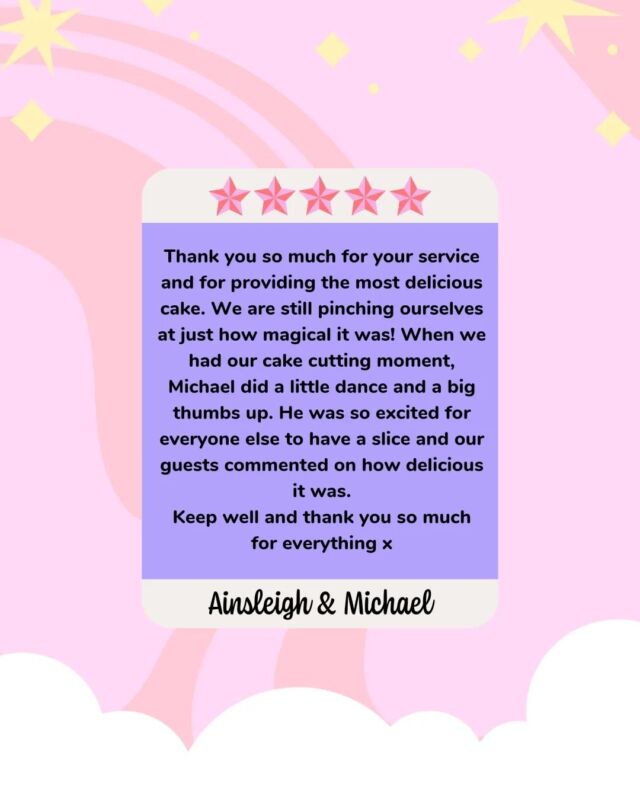 REVIEW TIME!⭐ ⭐ ⭐ ⭐ ⭐ We are so appreciative of all our clients that send through their reviews and feedback. Nothing feels better than receiving an email or a Google review from clients telling us how much they loved their cakes 💕 We appreciate you guys so much! Every time you leave a review you are helping a small business reach new heights 😁 ...Why not leave a review for a small business you've used and loved today? ...See our previous post to see Ainsleigh & Michael's wedding cake 🎂 ...#review #crumb #crumbcakes #crumbcakessa #cakeme #crumb #capetownbakery