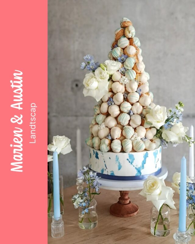 MARIEN & AUSTIN
...
I love making croquembouche, and even though this wasn't Marien & Austin's main wedding cake, I thought it deserved a spotlight on our feed as it is such a showstopper! 
...
The couple chose a beautiful single tier heart shaped cake in our Biscoff flavour as their main cake, and also served up three of our classic cakes in Very Vanilla, Rich Chocolate and Red Velvet to offer a variety of cake flavours to their guests. The croquembouche formed part of their dessert display, and was filled with over 120 choux buns filled with vanilla bean and rich dark chocolate custard. 
...
Thank you for including us on your big day M &  A. I absolutely loved creating this for you! 💞 
...
#crumb #crumbcakes #crumbcakessa #cakeme #weddingcake #weddingcakes #weddinginspo