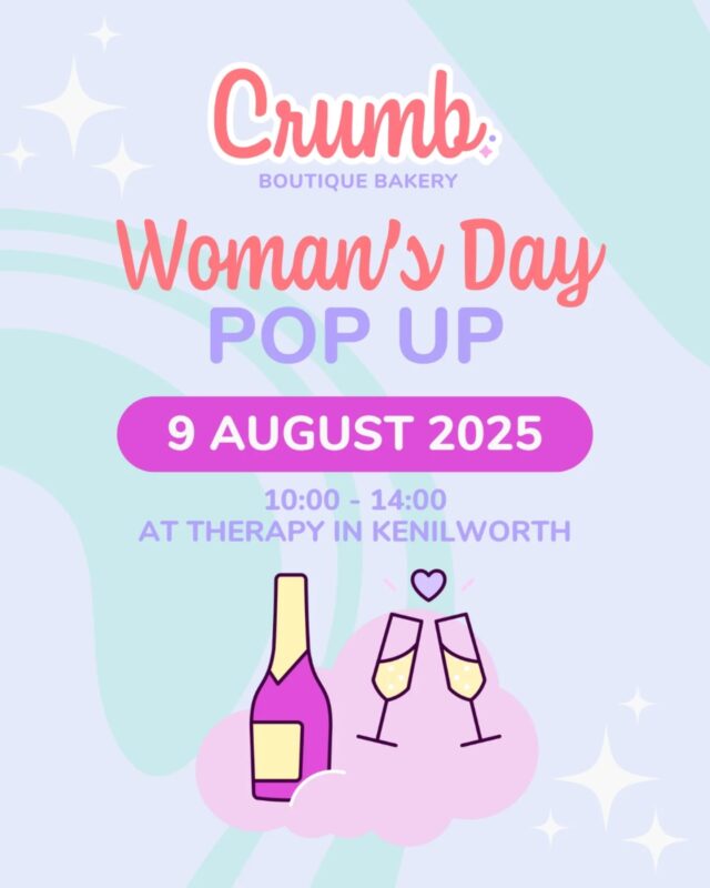 We're popping up at @therapyrufftung THIS Saturday!!!
🪩♀️🍾💖
Join us for a fab day of delicious sweet treats, fabulous fashion, bad ass beauty products, glittery g&t's and more!!!
...
Therapy Boutique is packed with over 50 local brands, and @dreamsqns , @anaka_mobile_beauty and 
@thefacialtherapist will also be there! 
...
WHERE - 282 Main Road, Kenilworth 
TIME - From 10:00 - 14:00