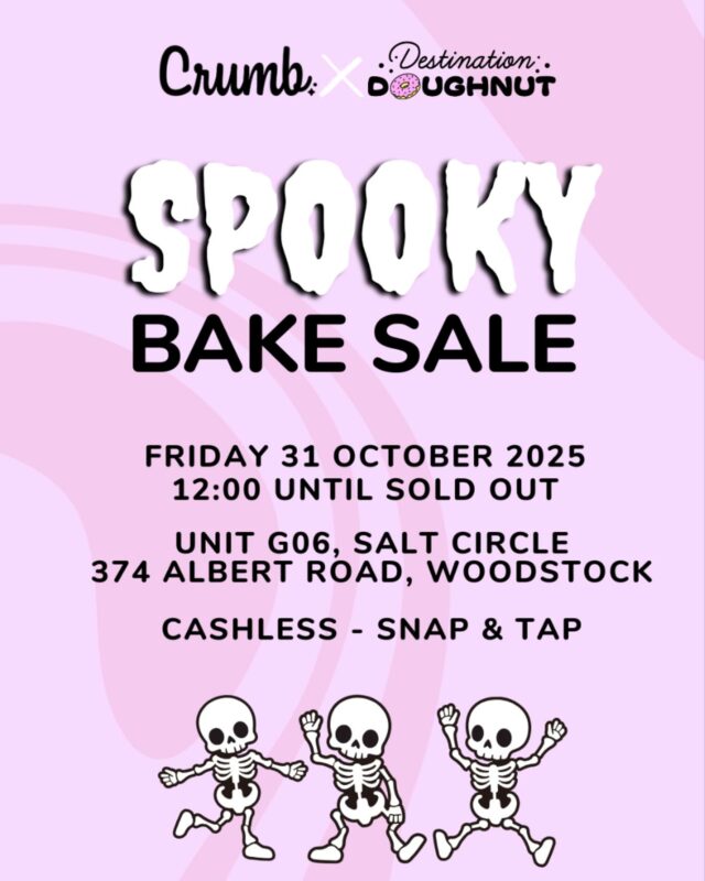 Our Bake Sale Is Back Baby!!!
🔮🕸️👻💀🎃
We had so much fun at our last bake sale, and so did you guys with how fast we sold out .. so we’ve decided to do it again, but this time with a spooky twist!
Our best bakes will all be on the menu - think our famous NY style cookies, doughnuts, old fashioned school cake, (you all went nuts for this last time!!!) and other delicious spooky treats.
…
Our last bake sale sold out in record time - so don’t miss this spooktacular opportunity to get your hands on a whole variety of our best bakes! 
We will also have jars of our awards winning lemon curd and some copies of my cookbook available. 
…
Keep an eye on our stories for the menu reveal and also for pre-sale details.