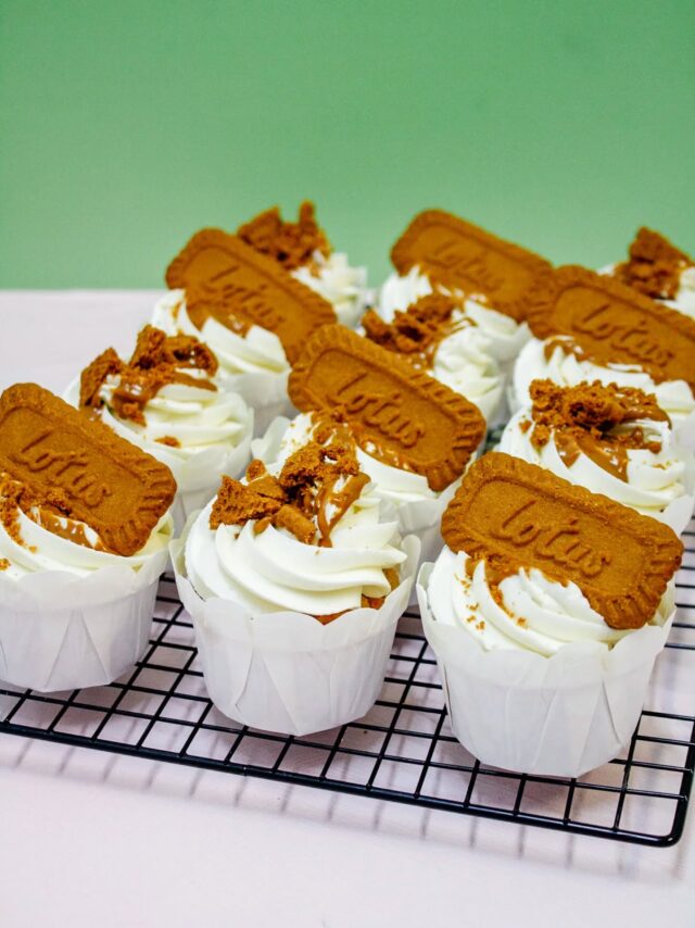 🧁🧁🧁Cupcakes 🧁🧁🧁...Did you know we  have a whole range of cupcakes available to order from our online store?...This is such a good add on to any cake order - or why not order a few boxes in different flavours for your next celebration? 🎉 ...Pictured are our incredible Biscoff Cupcakes that are filled with a @lotusbiscoffsa centre, topped with Biscoff biscuits - this stuff  is *chef's kiss 👌...Almost our entire range of cupcakes also have vegan options that you can select in the dietary requirement tab on the listing 💕