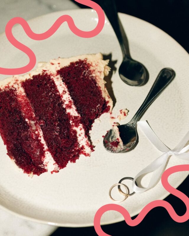 Red Velvet
❤️❤️❤️ 
There's no denying it - you guys LOVE red velvet. This  is evident by the amount of delicious red velvet cakes we get to make 🫶
We fill our red velvet cake with the most delicious smooth cream cheese frosting, speckled with red velvet crumbs - this is a nod to the traditional way of decorating red velvet cakes where the sides of the cake is covered in red velvet crumbs. 
This delicious slice is from Marli & Keenan's wedding cake,.which was a vegan version of our red velvet cake.
#redvelvet #veganbycrumb #crumbcakes #crumbcakessa
❤️❤️❤️
Do you love or loathe RED VELVET cake? 🎂